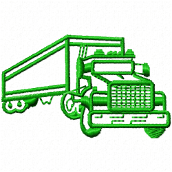 Truck Embroidery Design 5 Truck Embroidery Design 5
